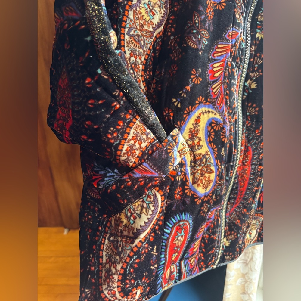 NWT Johnny Was Dolman Quilted Paisley Bomber Jacket | Women’s Plus XXL / 2X - Picture 9 of 16